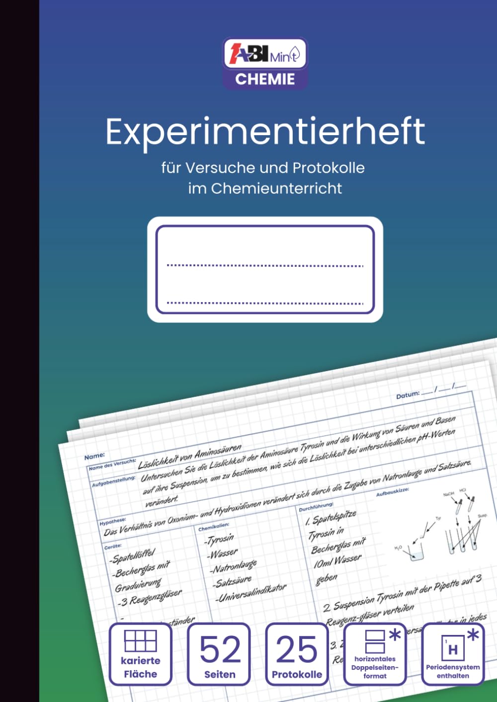Experimentierheft für Protokolle im Chemieunterricht: Protokollheft mit doppelseitigem Format (German Edition) baixar o livro de graça