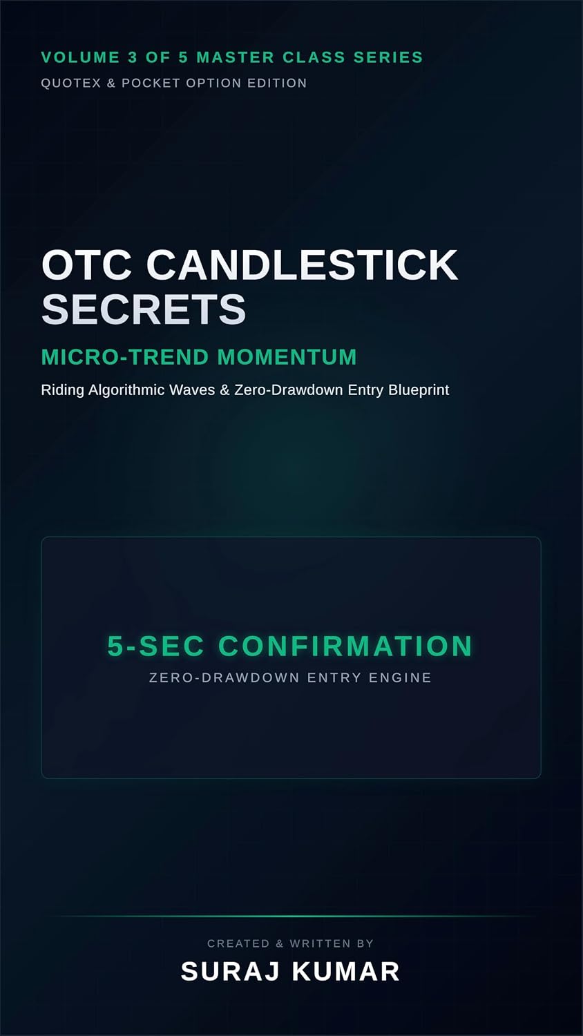 ler totalmente OTC Candlestick Secrets — Vol. 3: Micro-Trend Momentum & 5-Sec Confirmation: Riding Algorithmic Waves & Zero-Drawdown Entry Blueprint for Quotex & Pocket Option (English Edition)