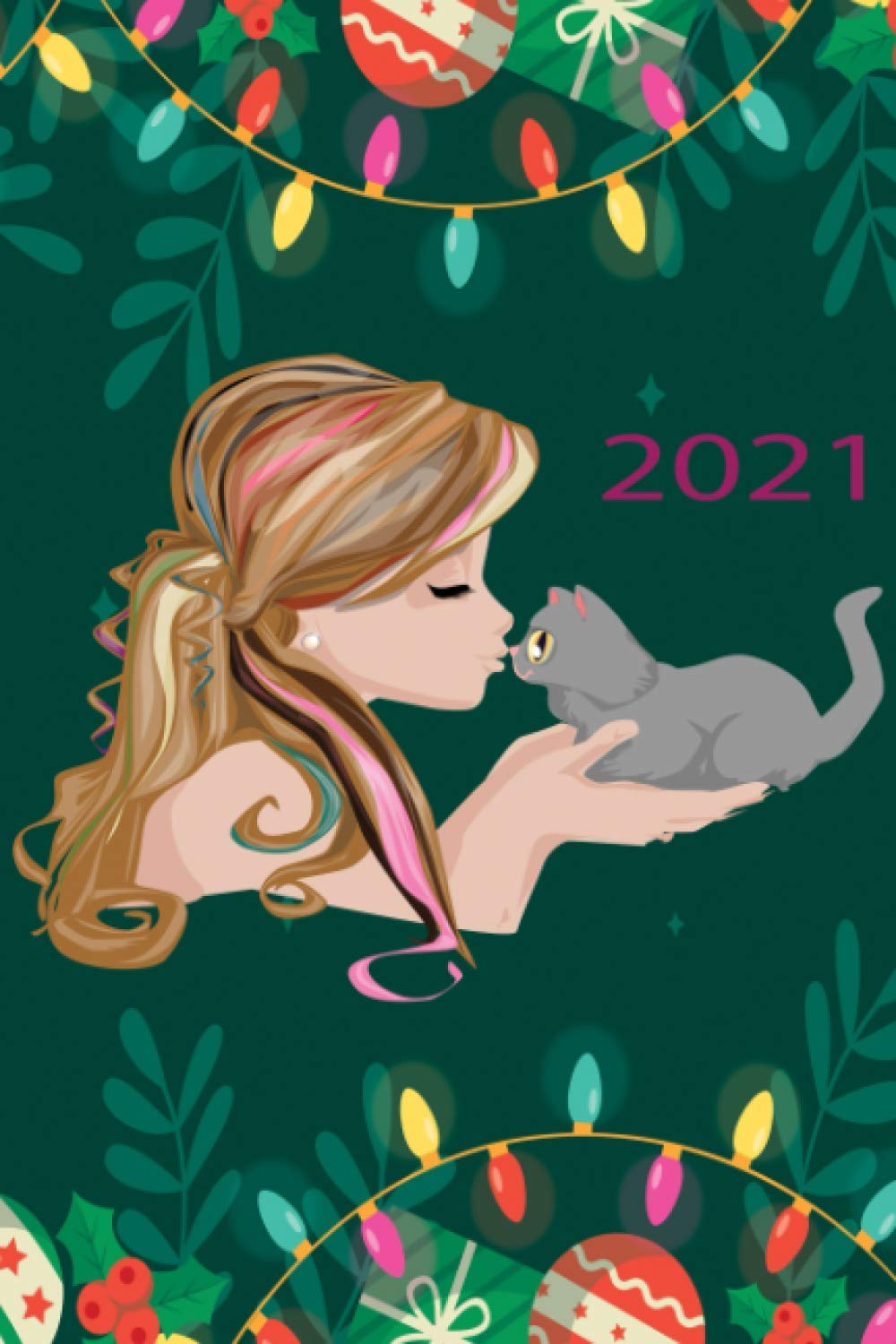 ler totalmente Girl and cat planner 2021: Girl and cat planner 2021 for this Christmas and new year -6”x9” weekly and monthly planner -15 months from October 2020-..., sister, friends, best friend, lady, her