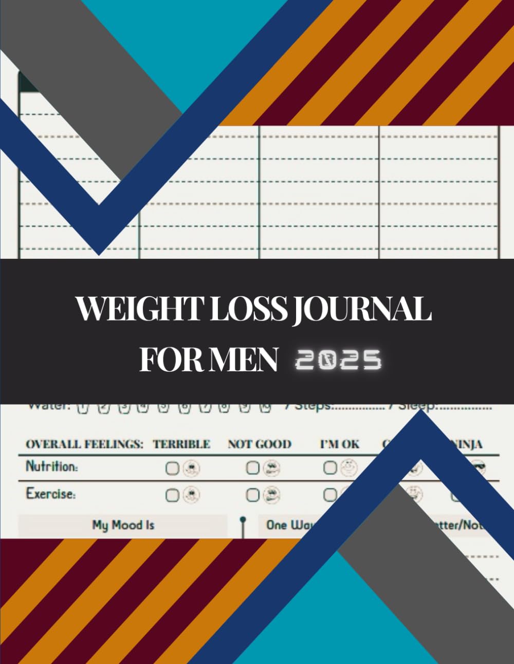 Weight Loss Journal for Men 2025: Daily Workout Tracker, Food, Exercise, and Body Measurements baixar livro de graça