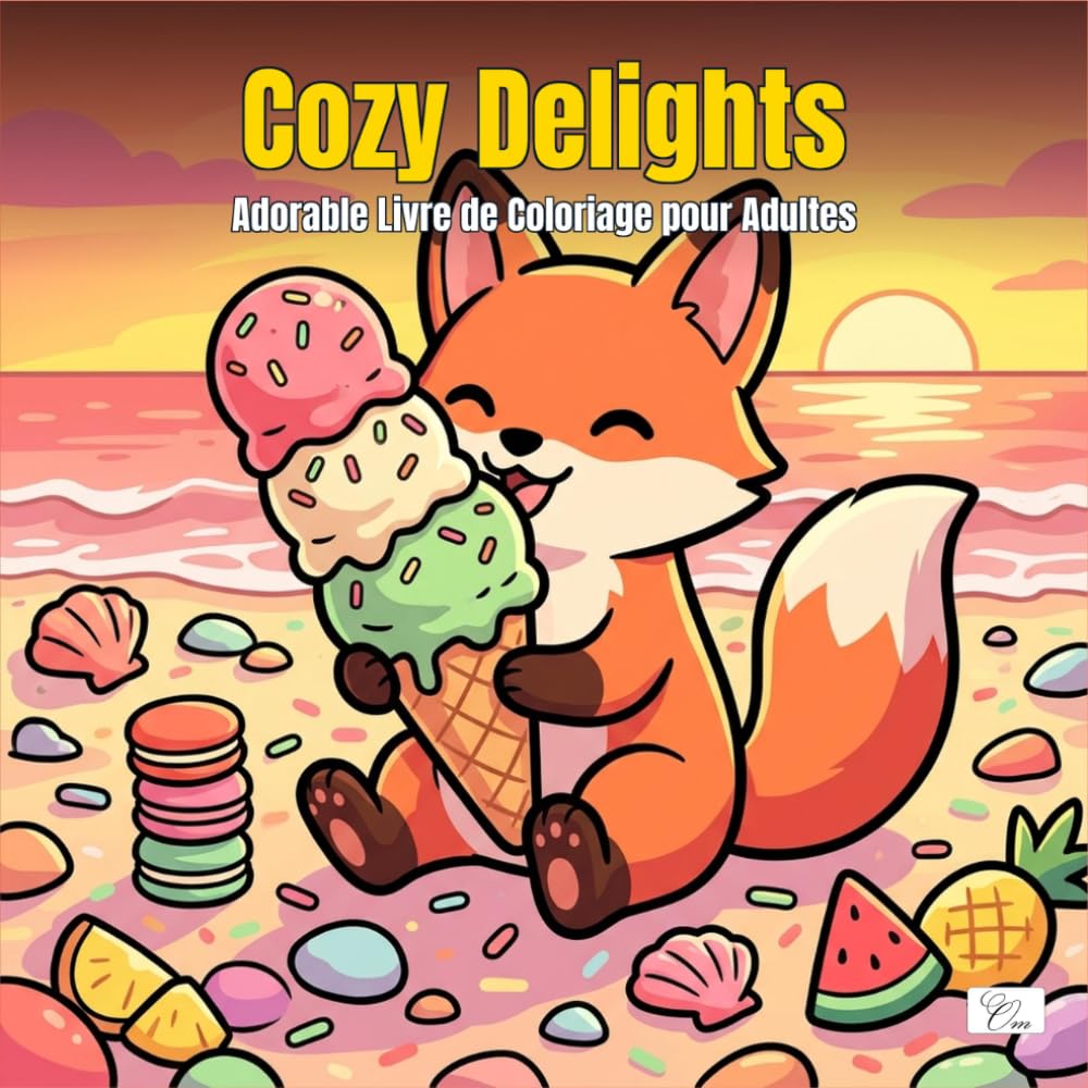 ler totalmente Cozy Delights — Adorable Livre de Coloriage pour Adultes: Avec d'adorables personnages animaux qui se détendent et profitent de scènes cosy remplies... fruits et bonbons (French Edition)