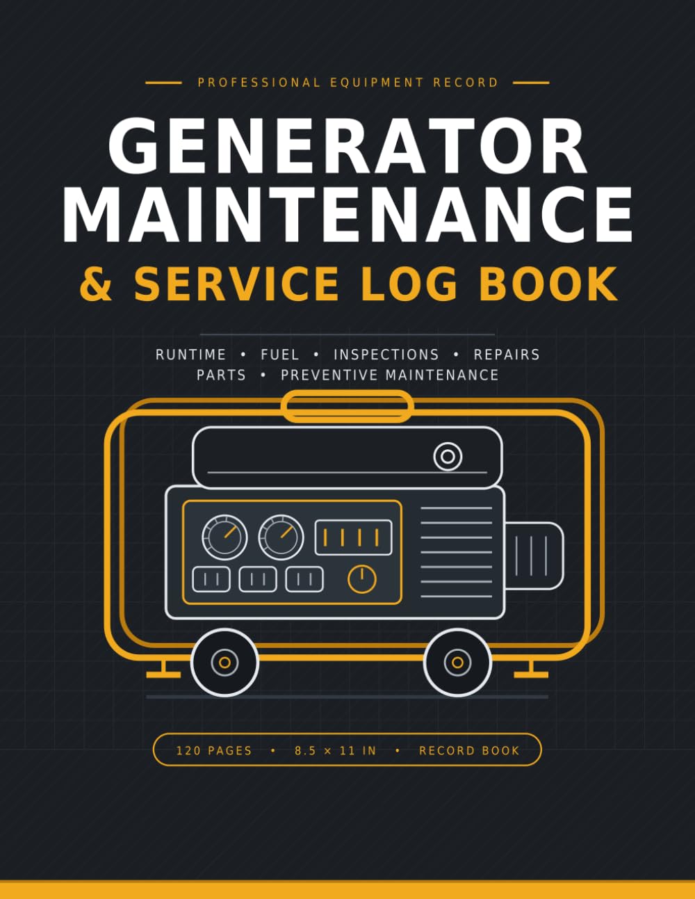 capítulo por capítulo baixar Generator Maintenance & Service Log Book: Runtime, Fuel, Inspections, Repairs, Parts & Preventive Maintenance Tracker