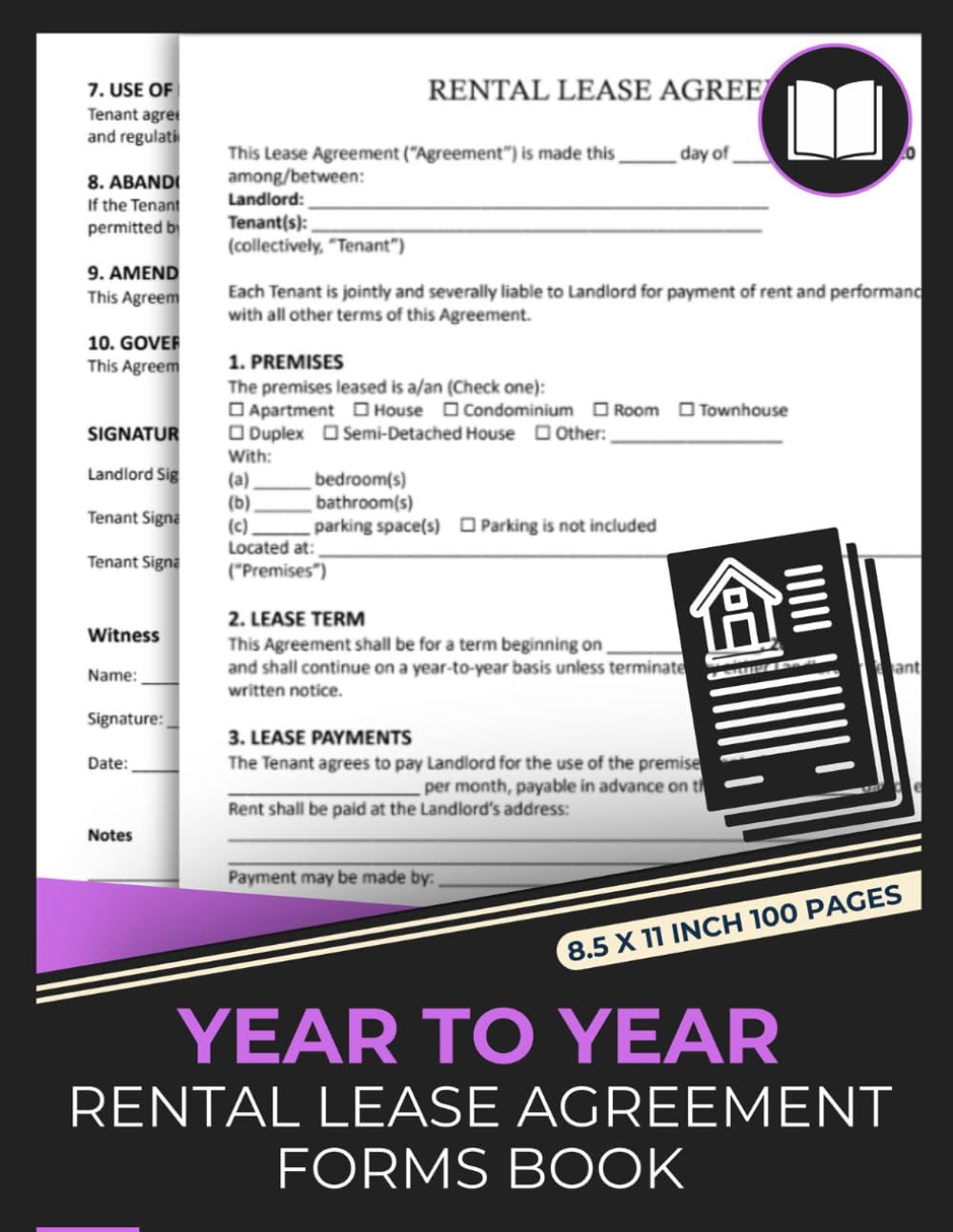 ler totalmente Year-to-Year Lease Agreement Forms Book: Annual Tenancy Agreement Form | Yearly Rental Contract Form Between Landlord and Tenant