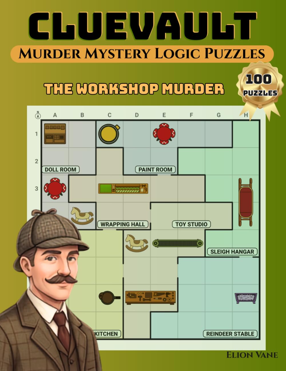 The Workshop Murder: 100 Murder Mystery Logic Puzzles (ClueVault) baixar livro de graça