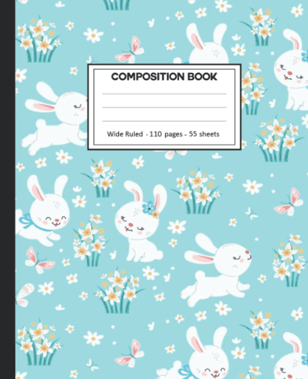 Composition Notebook: Bunny Wide Ruled Paper Notebook Journal size 7.25 x 9.25” for student baixar livro de graça