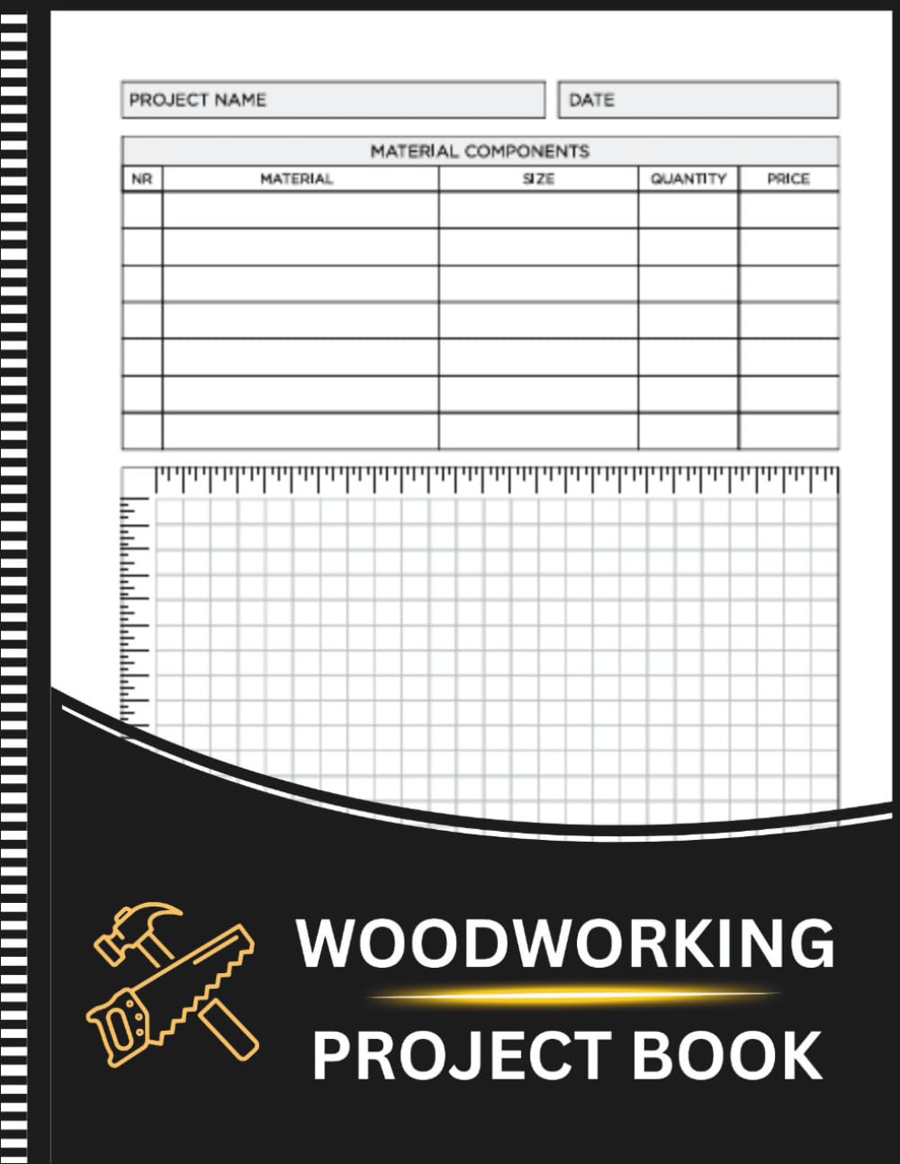 Woodworking Project Book: A woodworking log book to plan projects, track materials, record measurements, and document builds from start to finish,A... notebook for woodworkers and carpenters baixar o livro de graça