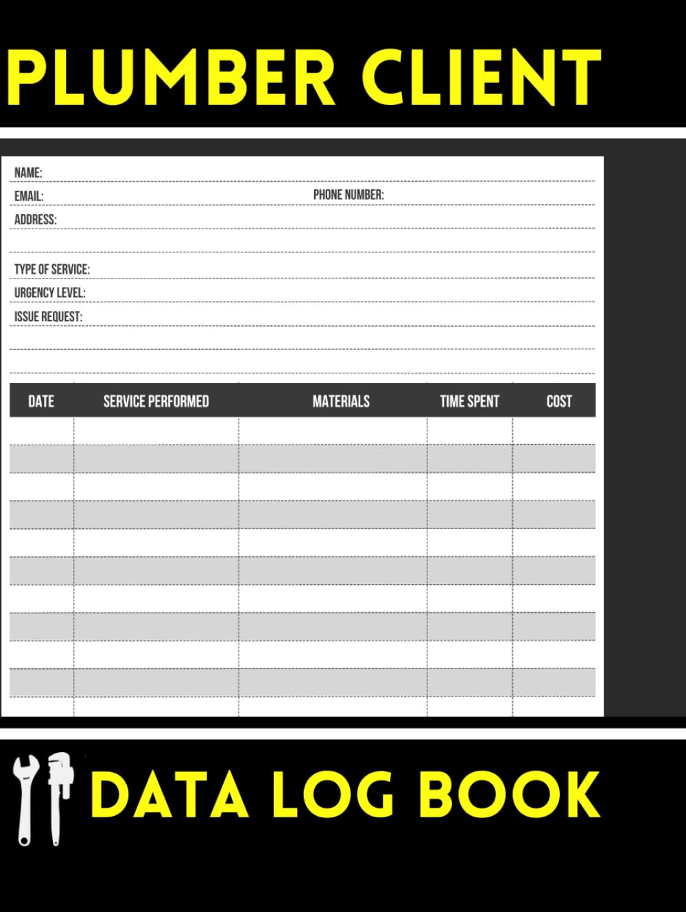 Plumber Client Data Log Book: A Record Book to Keep Track of Plumbing Services and Projects baixar o livro de graça