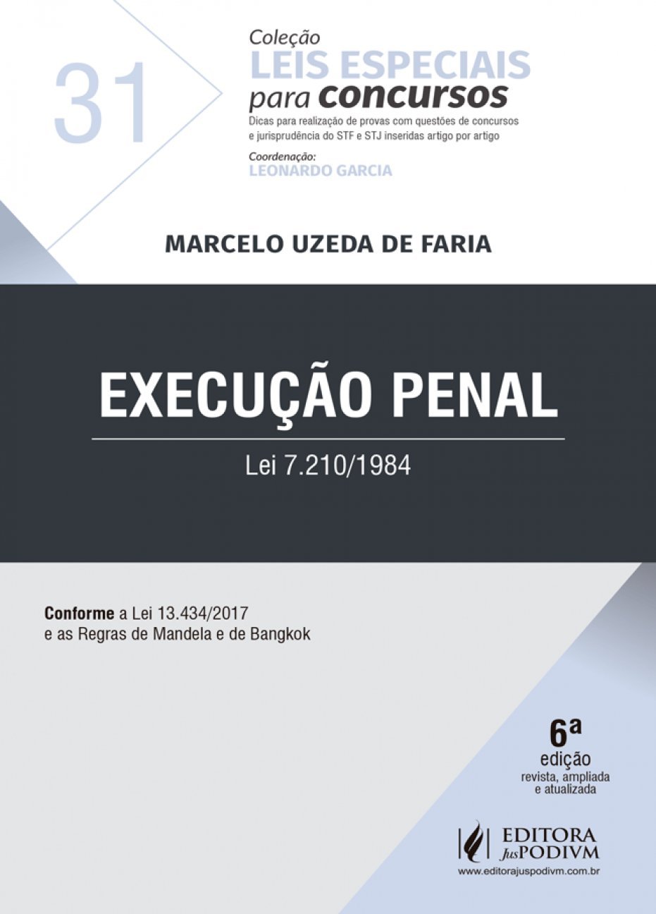 capítulo por capítulo baixar Execução Penal: lei 7.210/1984