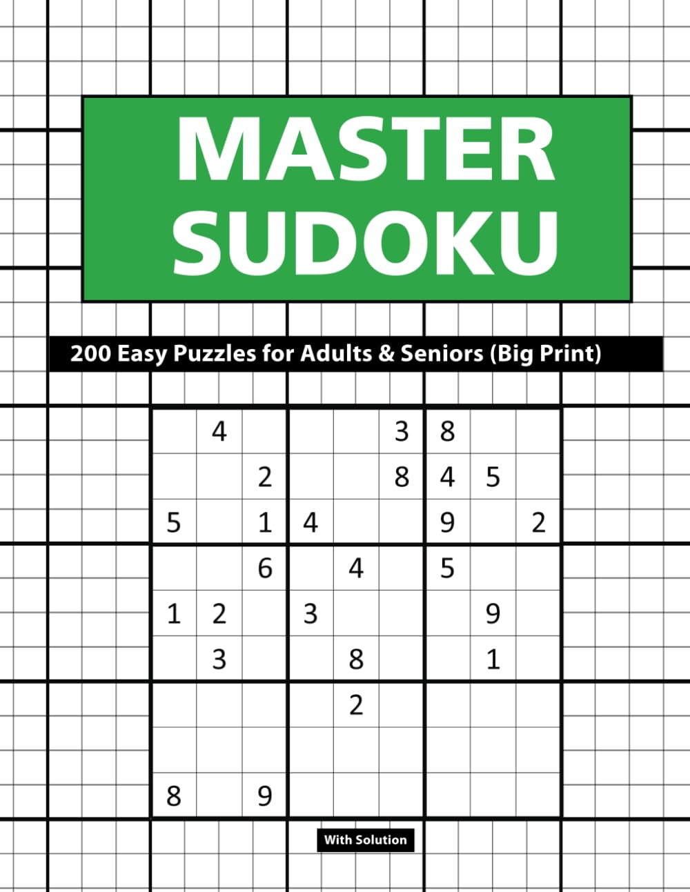 Master sudoku: 200 Easy Puzzles for Adults & Seniors (Big Print) baixar o livro de graça