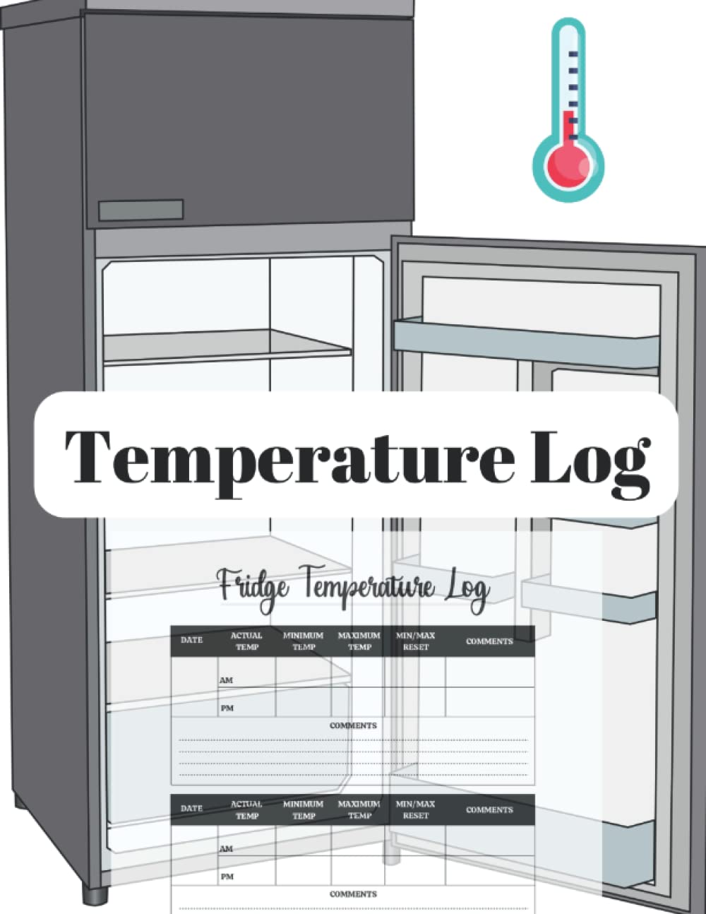 Temperature Log: Daily Refrigerator Temperature Log Book baixar o livro de graça