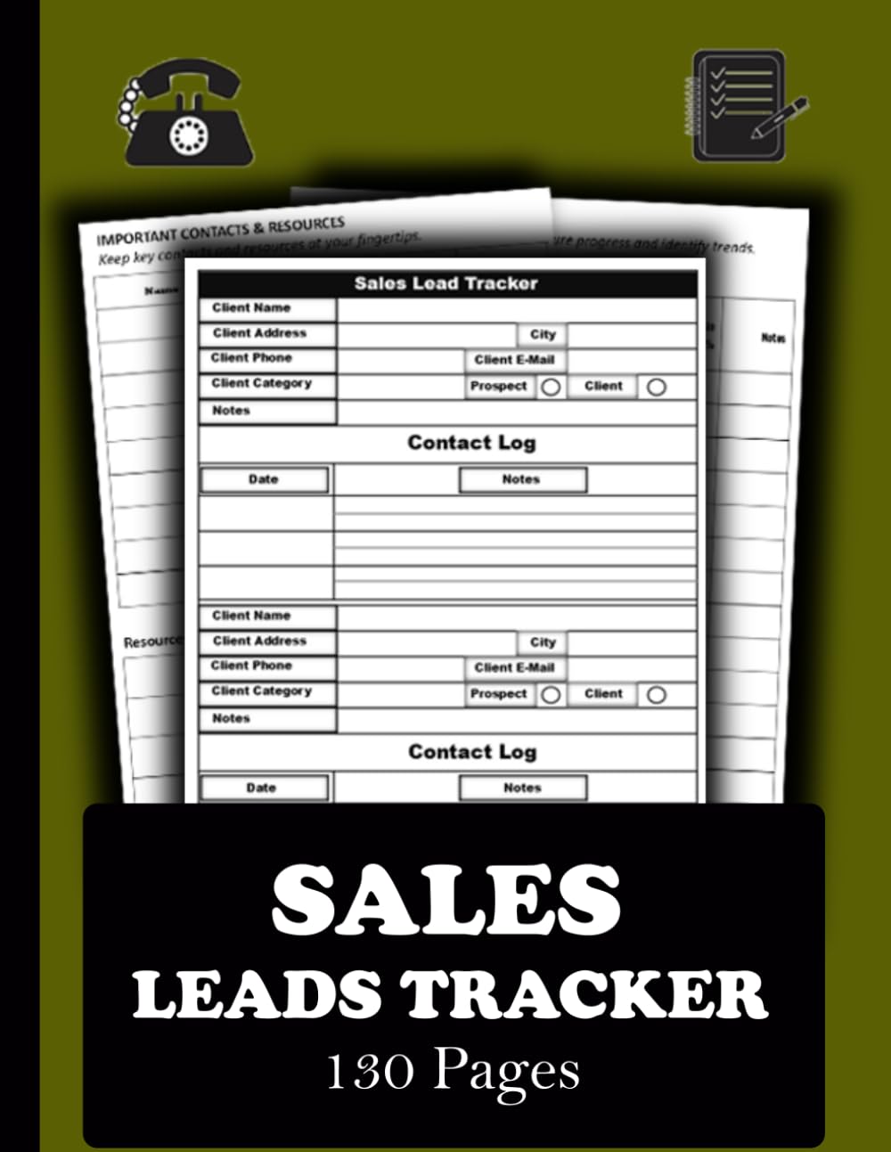Sales Leads Tracker: Client Contact & Customer Prospects Follow-up Notebook for Entrepreneurs, Small Business & Sales Teams. baixar o livro de graça