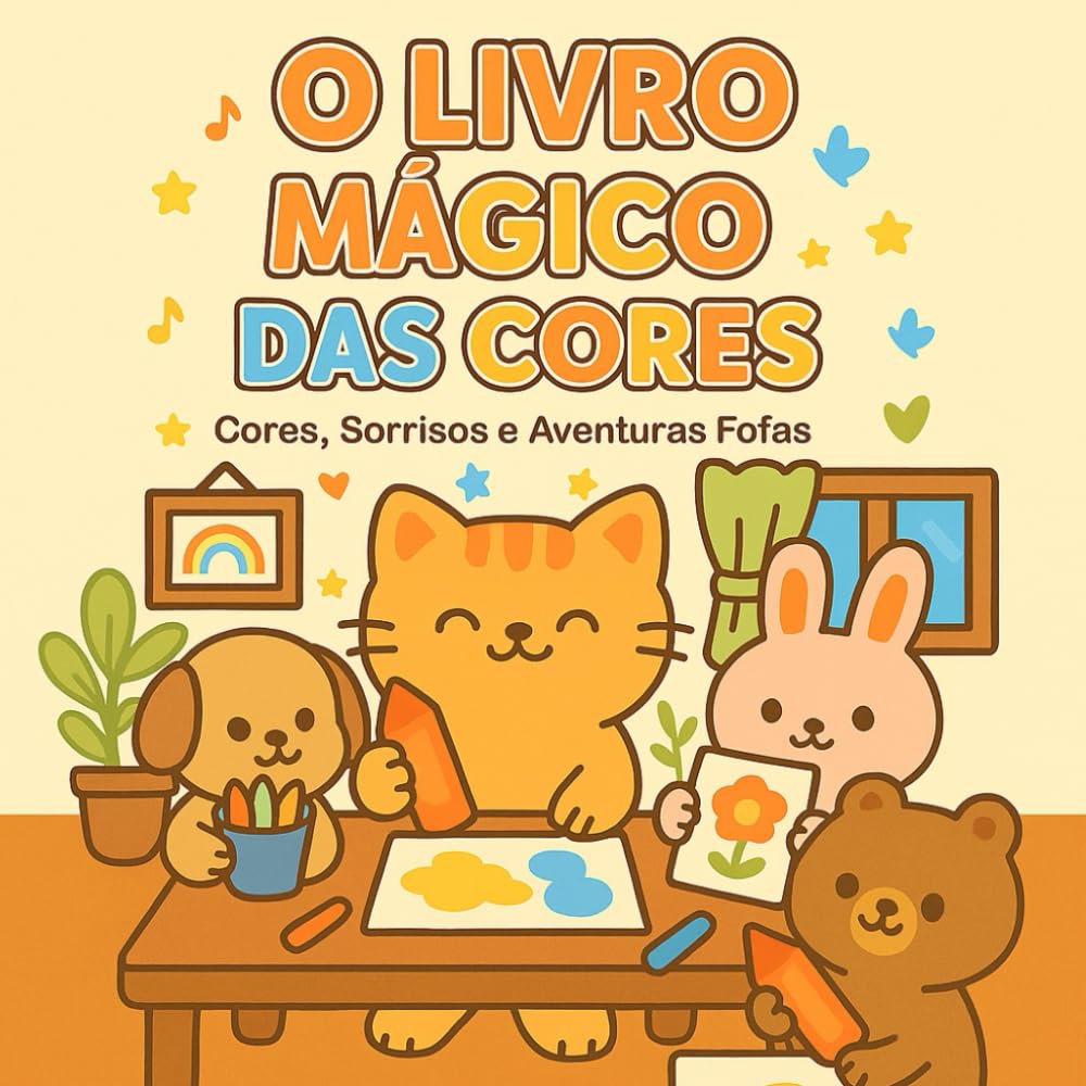 O Livro Mágico das Cores: Cores, Sorrisos e Aventuras Fofas baixar livro de graça