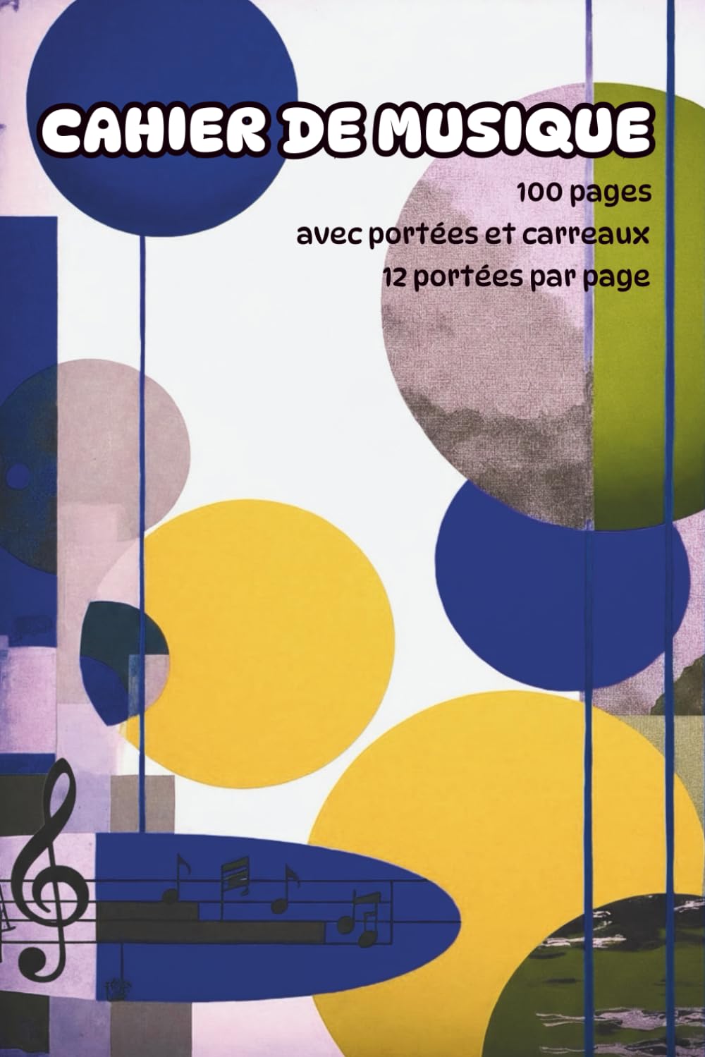 ler totalmente Cahier de Musique: 100 pages avec portées et carreaux 12 portées par page (French Edition)