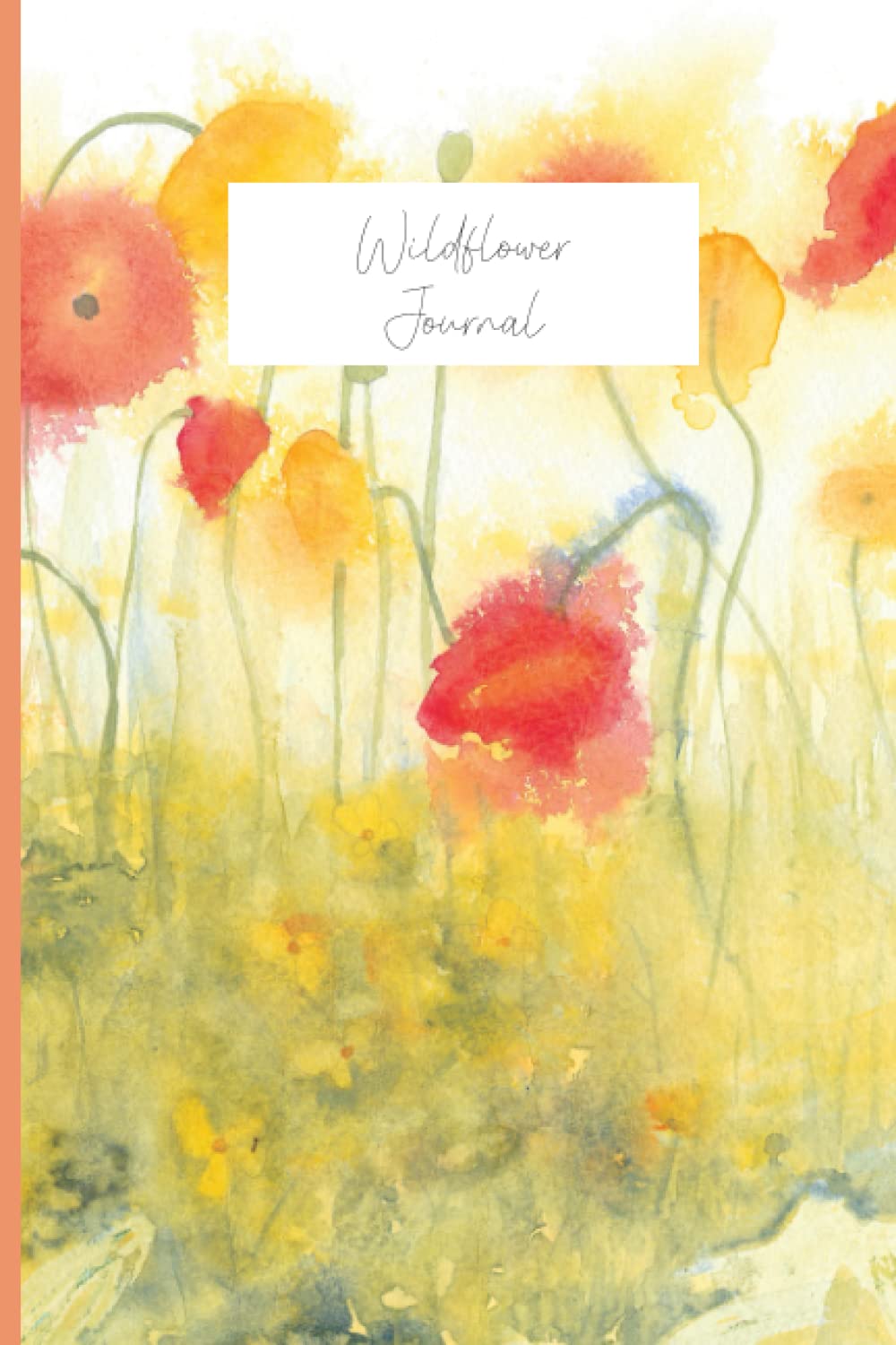 Floral Wildflower Poppy Journal: Floral Blank Page Notebook, Sketchbook and Journal baixar o livro de graça
