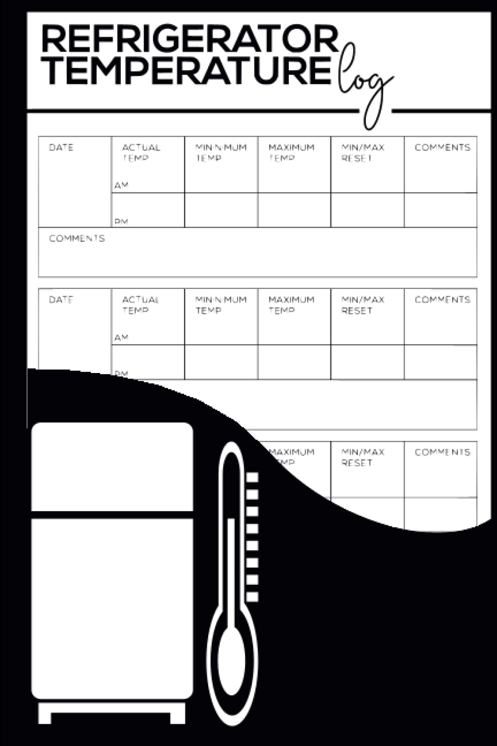 Refrigerator Temperature Log Book: Fridge/Freezer Temperature Monitoring Log Book: This Refrigerator Temperature Log Book Is Simple and Easy-To-Use baixar livro de graça