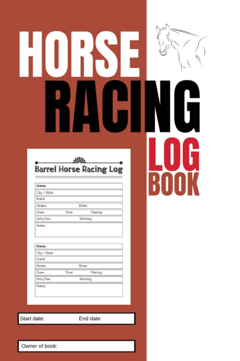 ler totalmente Horse Racing Log Book: Professional Horse Racing Gambling Notebook | Essential For Profitable Betting And Horse Lovers | 6" x 9" or A5 | 120 Pages