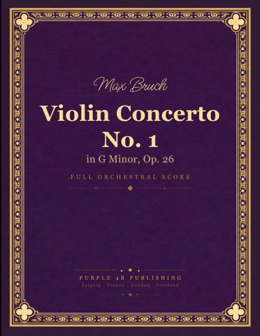 Bruch: Violin Concerto No. 1 in G minor, Op. 26 - Full Orchestral Score baixar o livro de graça