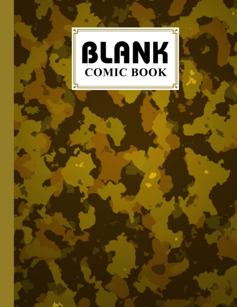 capítulo por capítulo baixar Blank Comic Book: Premium Camouflage Yellow Cover Blank Comic Book, Create Your Own Story, Journal, Notebook, Sketchbook for Kids and Adults, 120 Pages - Size 8.5" x 11" Notebook by Wanda Schilling