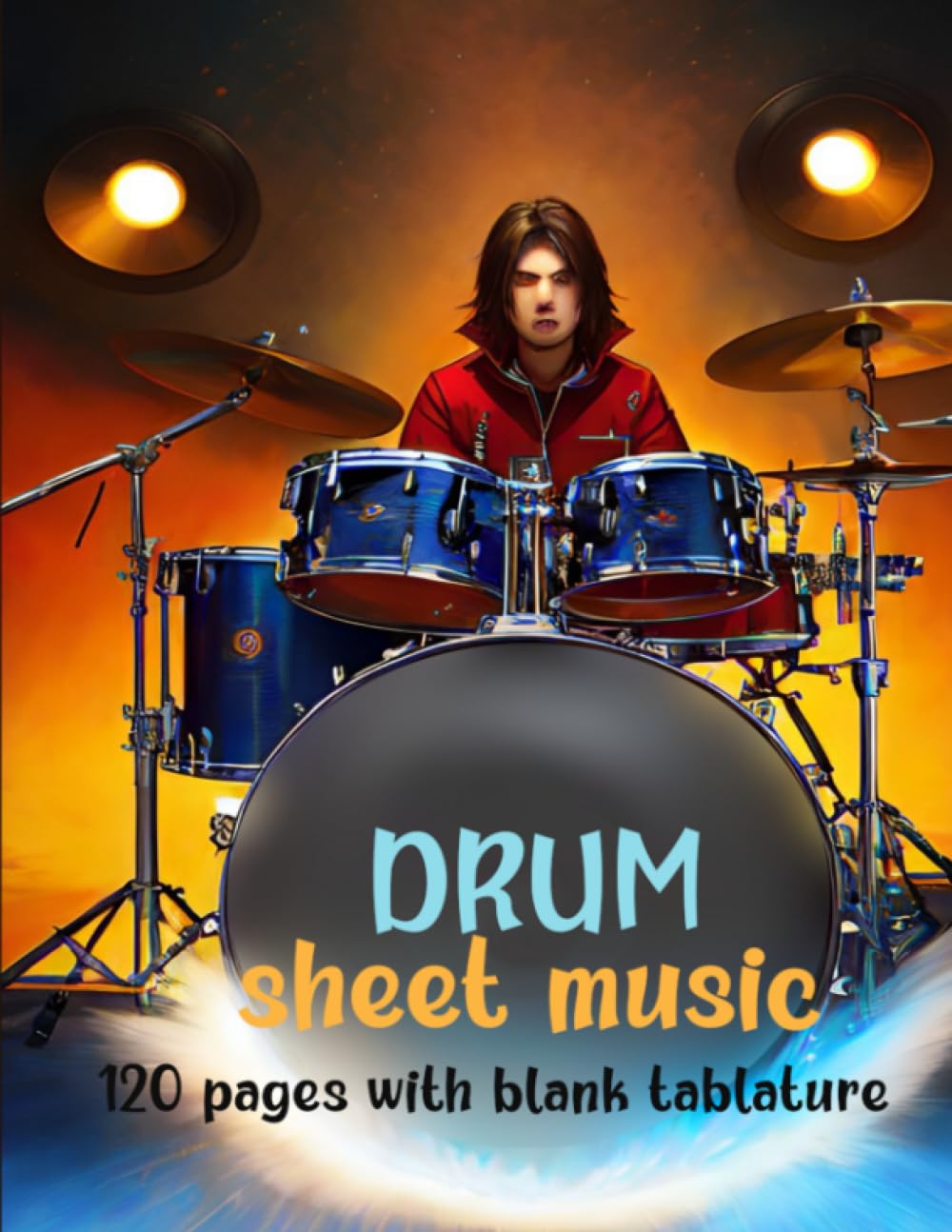 Drum Blank Music Sheet Notebook: Create for inspired songwriters, musicians, and music producers. (Portuguese Edition) baixar o livro de graça