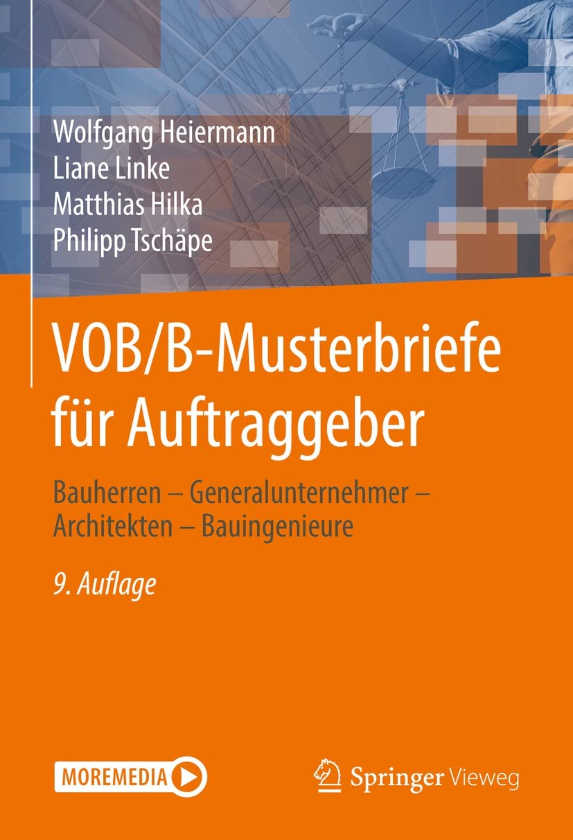 capítulo por capítulo baixar VOB/B-Musterbriefe für Auftraggeber: Bauherren – Generalunternehmer – Architekten – Bauingenieure (German Edition)