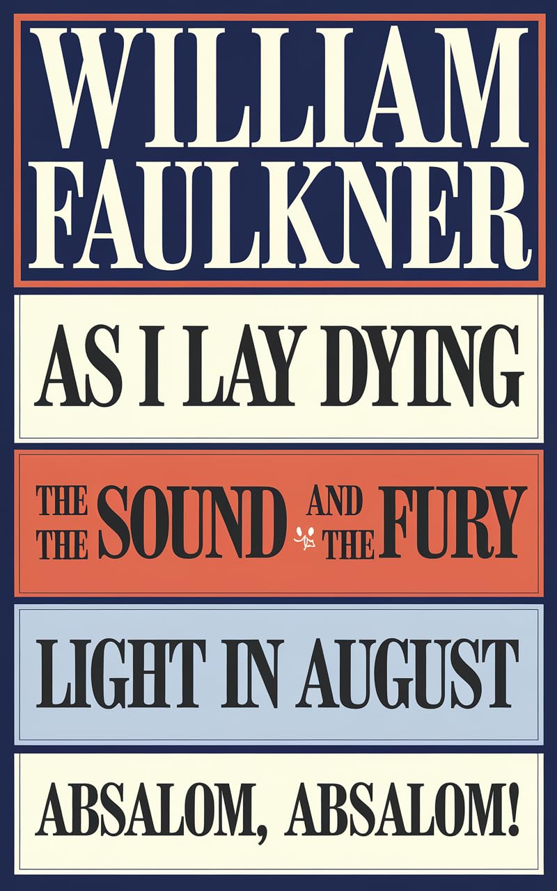 As I Lay Dying & The Sound and The Fury & Light In August & Absalom, Absalom (English Edition) baixar livro de graça