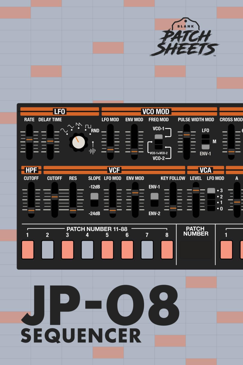 ler totalmente Roland JP-08 Blank SEQUENCER Sheets Notebook: Preserve your patterns so they're never lost or a mystery again.