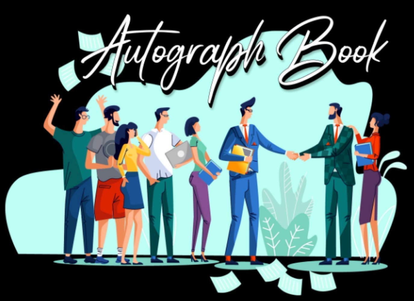 Autograph Book: Signatures Blank Scrapbook, Blank Unlined Keepsake, Memorabilia Album Gift, Keepsake Memory Book, Favorite Sports Stars, Cartoon (Autograph Book for Adults & Kids) baixar livro de graça