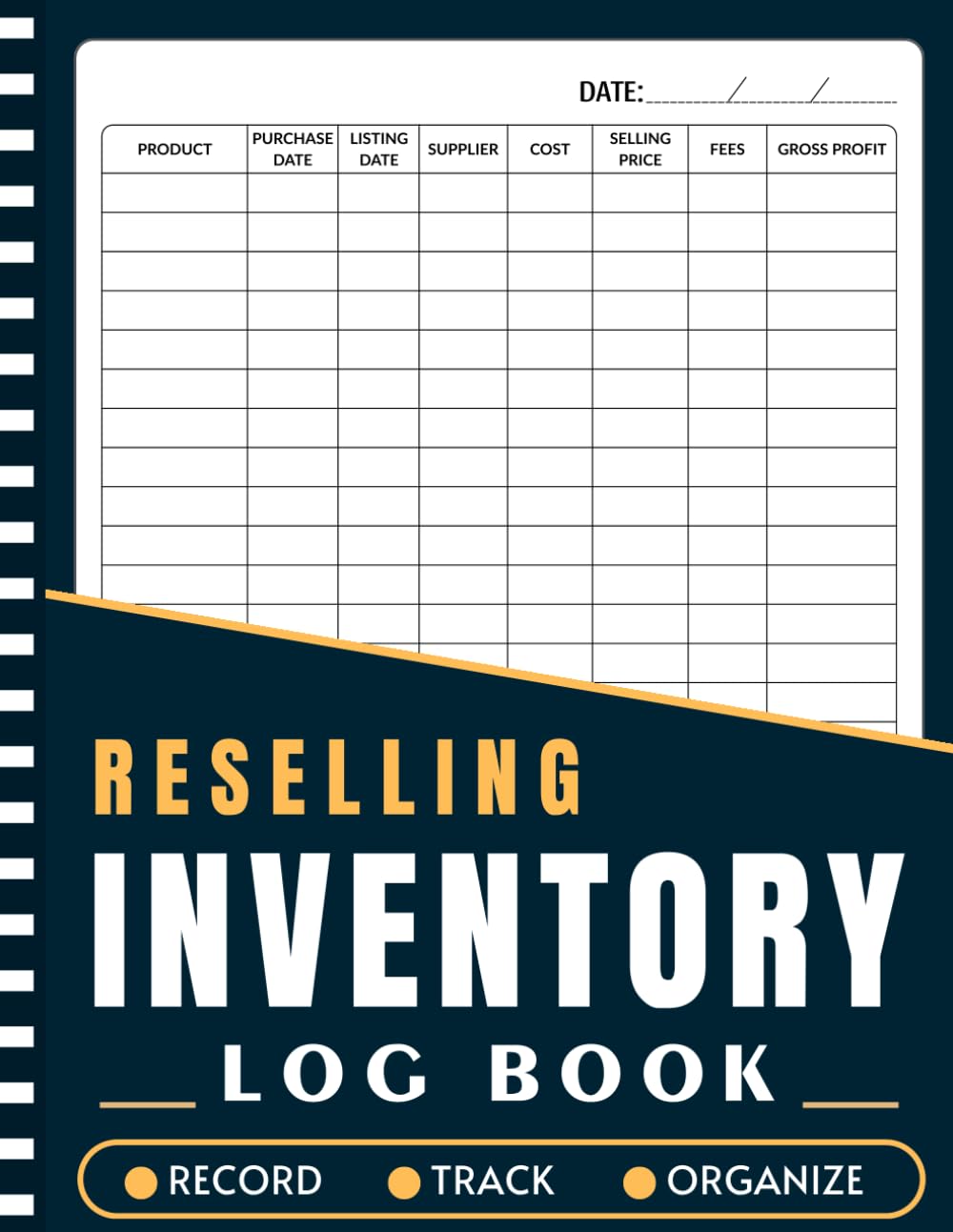 Reselling Inventory Log Book: Simple Record and Track Costs, Sales, and Profits for Online Sellers and Small Businesses baixar livro de graça