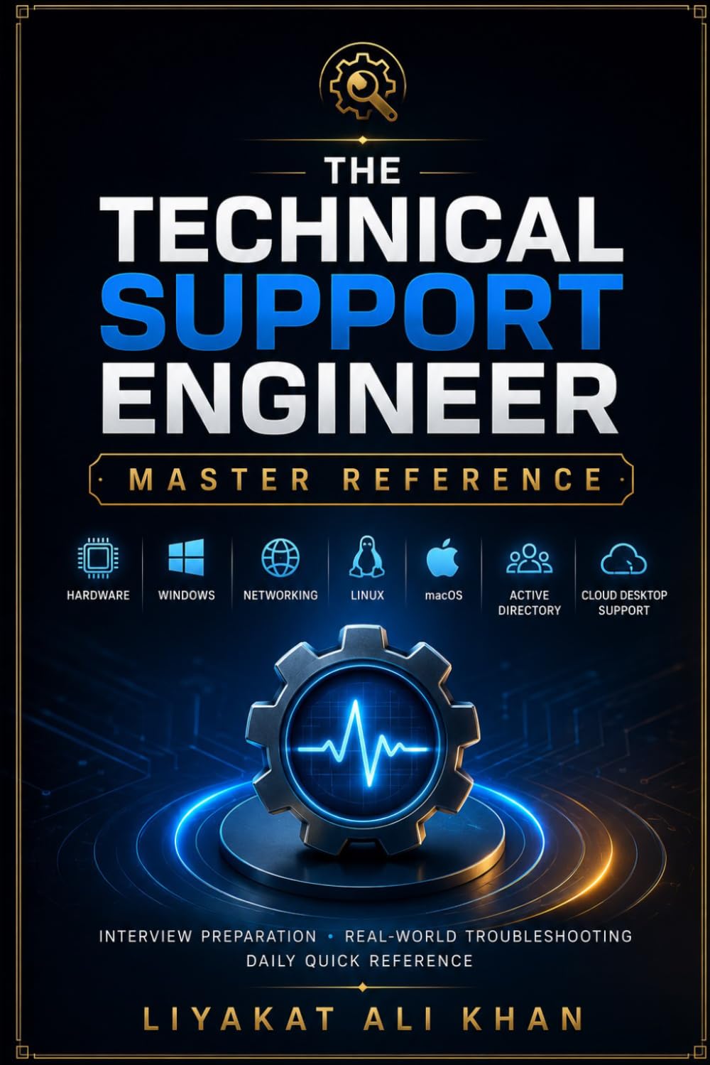 The Technical Support Engineer Master Reference: Hardware • Windows • Networking • Linux • macOS • Active Directory • Cloud Desktop Support (Interview Preparation + Real-World Troubleshooting) baixar livro de graça