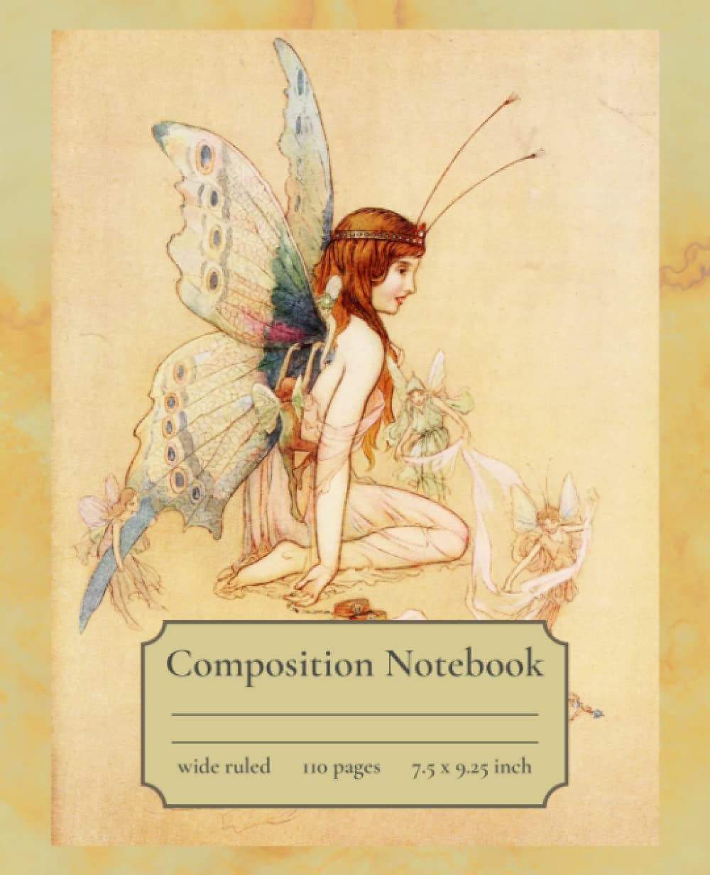 Fantastic Fairy Composition Notebook College Ruled | Fairy Vintage Illustration | Cute Fairycore Aesthetic Journal For Girls, Teens, Women | Wide Lined baixar livro de graça