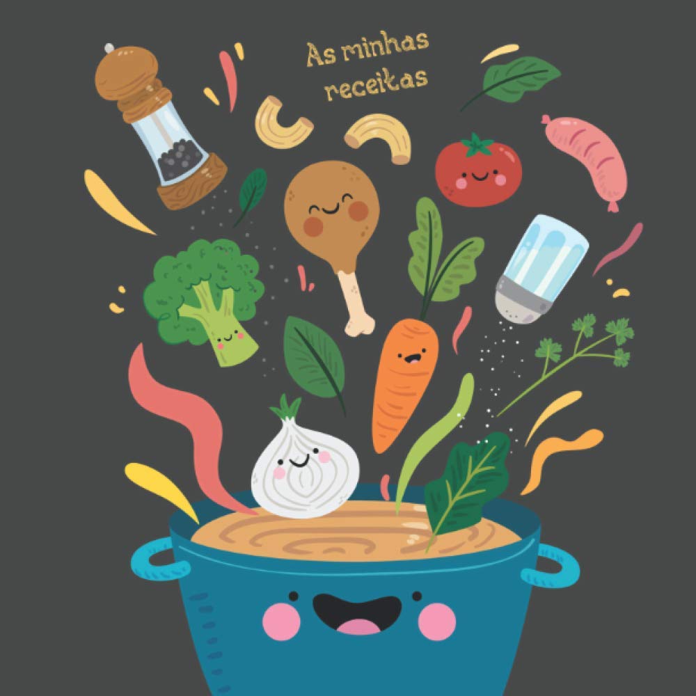 As minhas receitas: Meu livro de receitas, Caderno de receitas para completar para escrever baixar o livro de graça