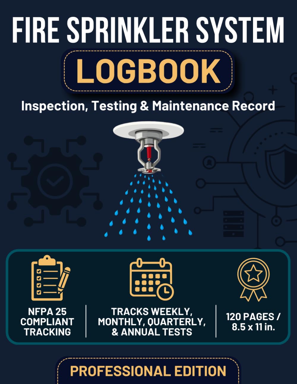 capítulo por capítulo baixar Fire Sprinkler System Logbook: Fire Safety Compliance Journal, System Inspection Record & Maintenance Log