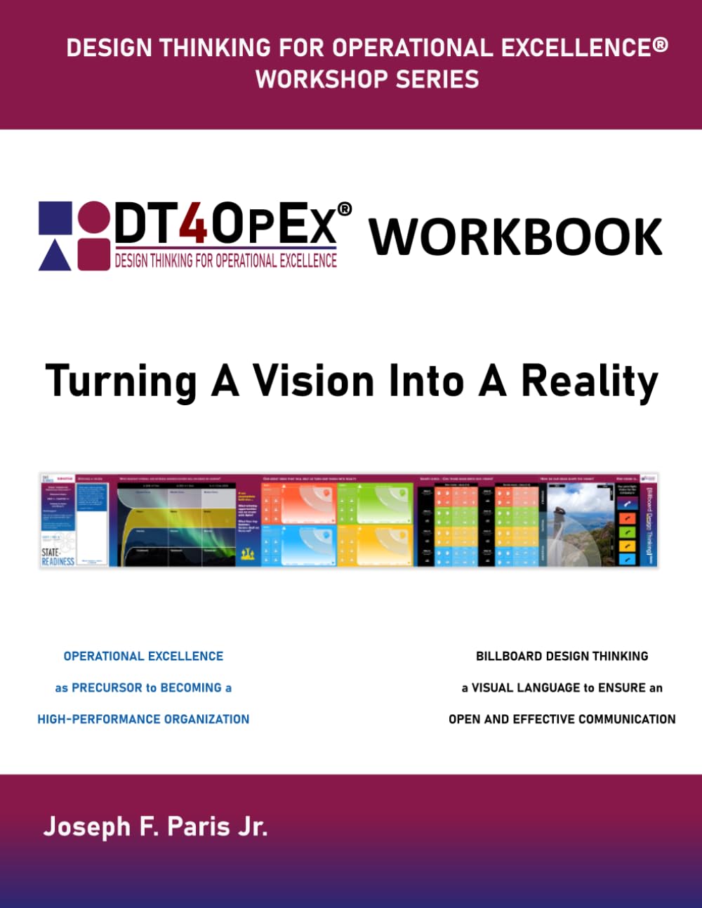 ler totalmente Vision to Reality Workbook: Design Thinking for Operational Excellence Series