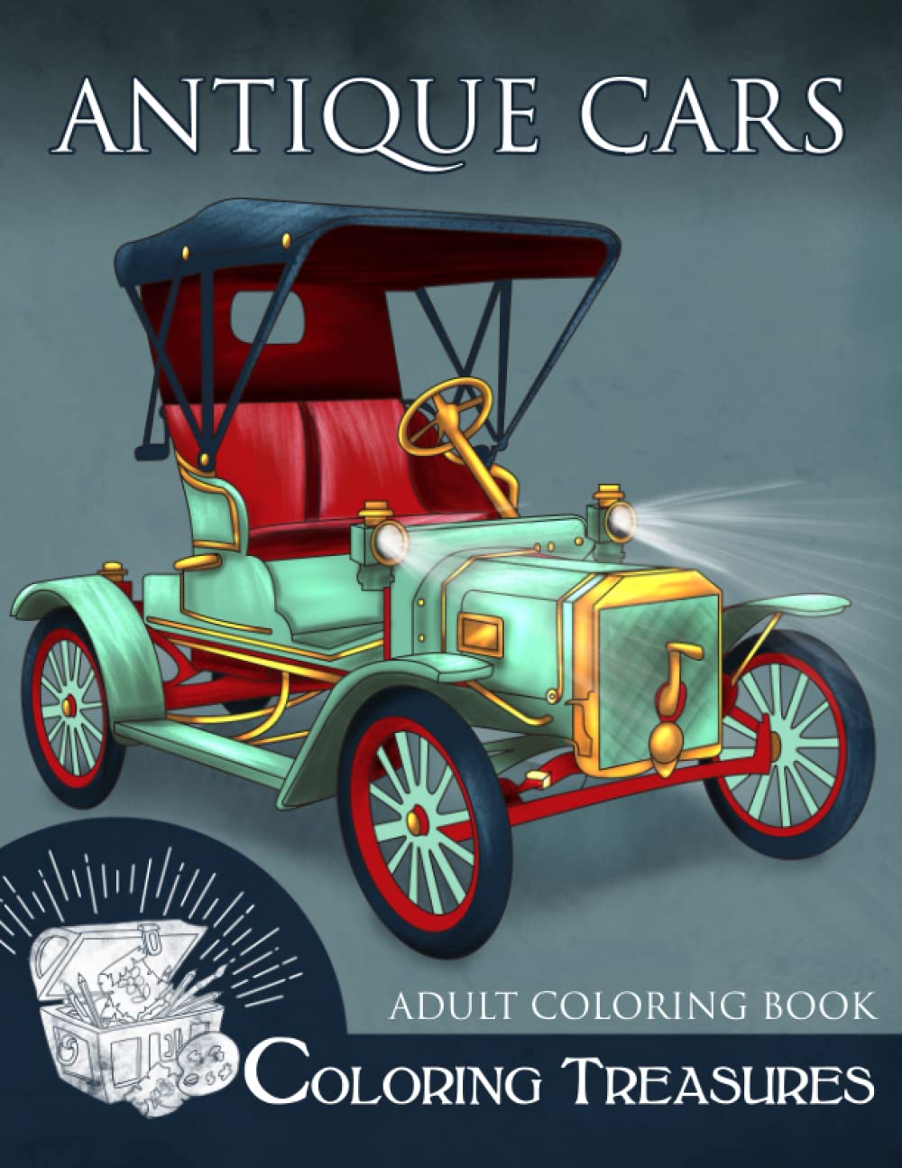 ler totalmente Antique Cars Adult Coloring Book: A Collection of Vintage Cars, Historic and Antique Automobiles Illustrations