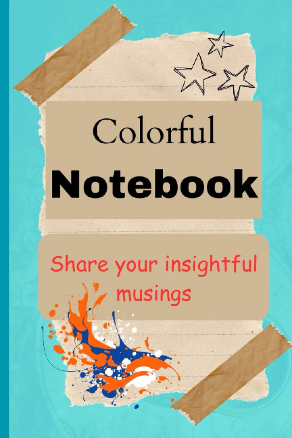 ler totalmente colorful notebook to note your thoughts