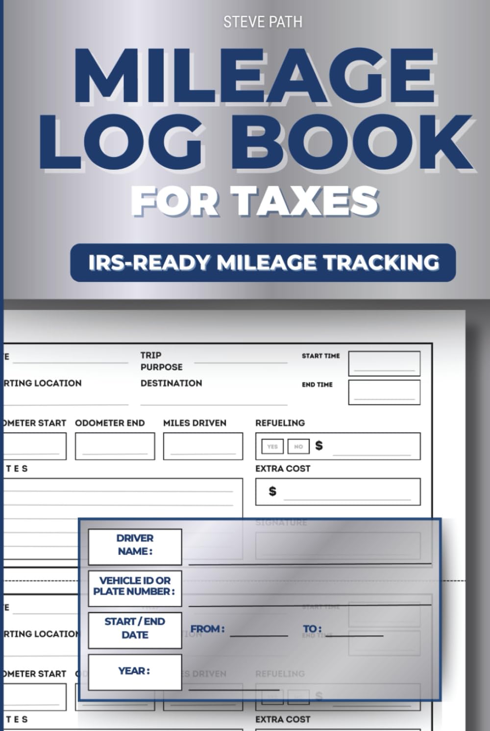 Mileage Log Book for Taxes: A Vehicle Mileage Tracker for Business Owners, Freelancers, and the Self-Employed – Track Auto Mileage, Expenses, and Tax Deductions with a Professional Logbook baixar o livro de graça