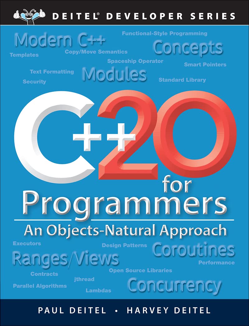 capítulo por capítulo baixar C++20 for Programmers: An Objects-Natural Approach (Deitel Developer Series) (English Edition)