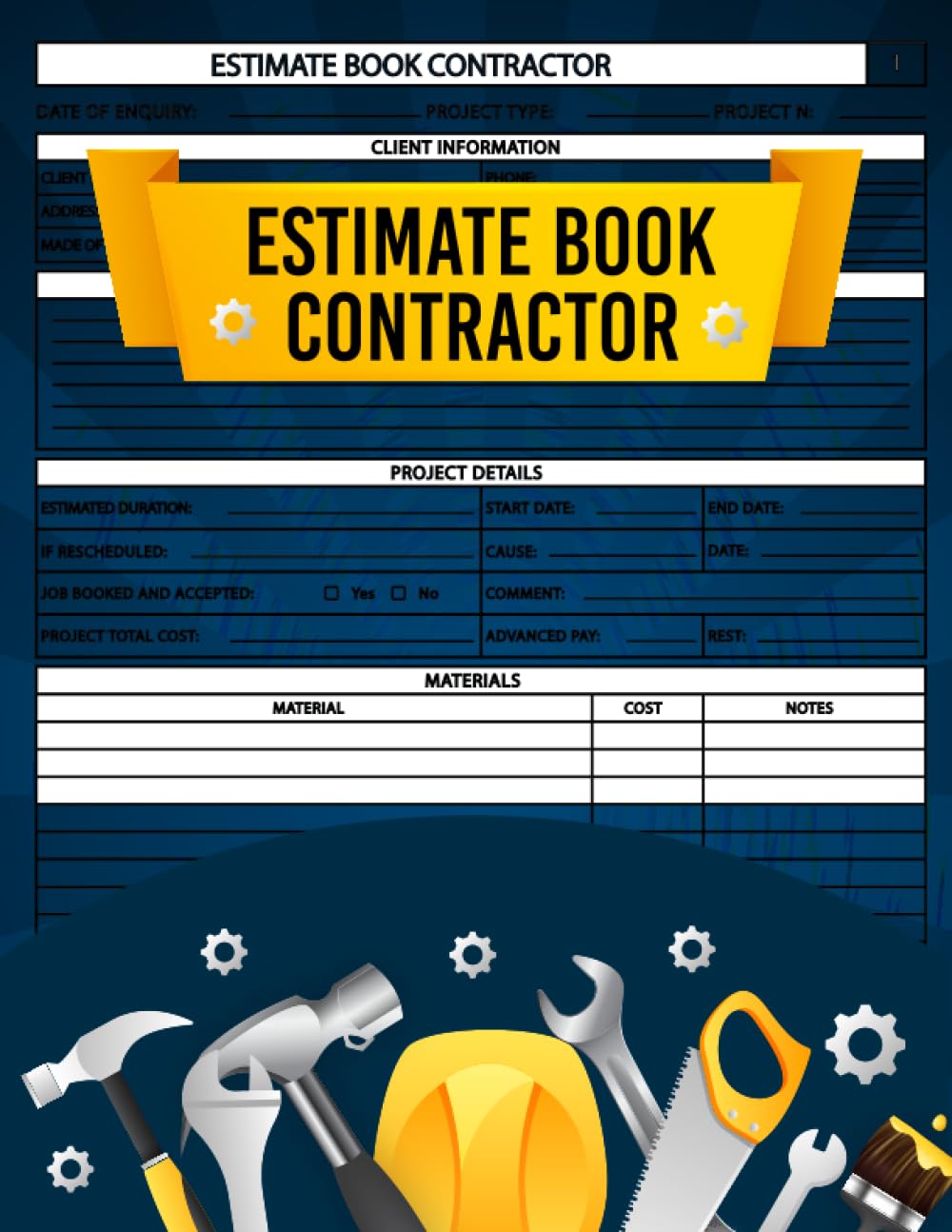 Estimate Book Contractor: Finding A Qualified Book Contractor For Project Estimating | Contractor Notebooks For Work Book Contractor Services For Project Estimation And Cost Control baixar o livro de graça