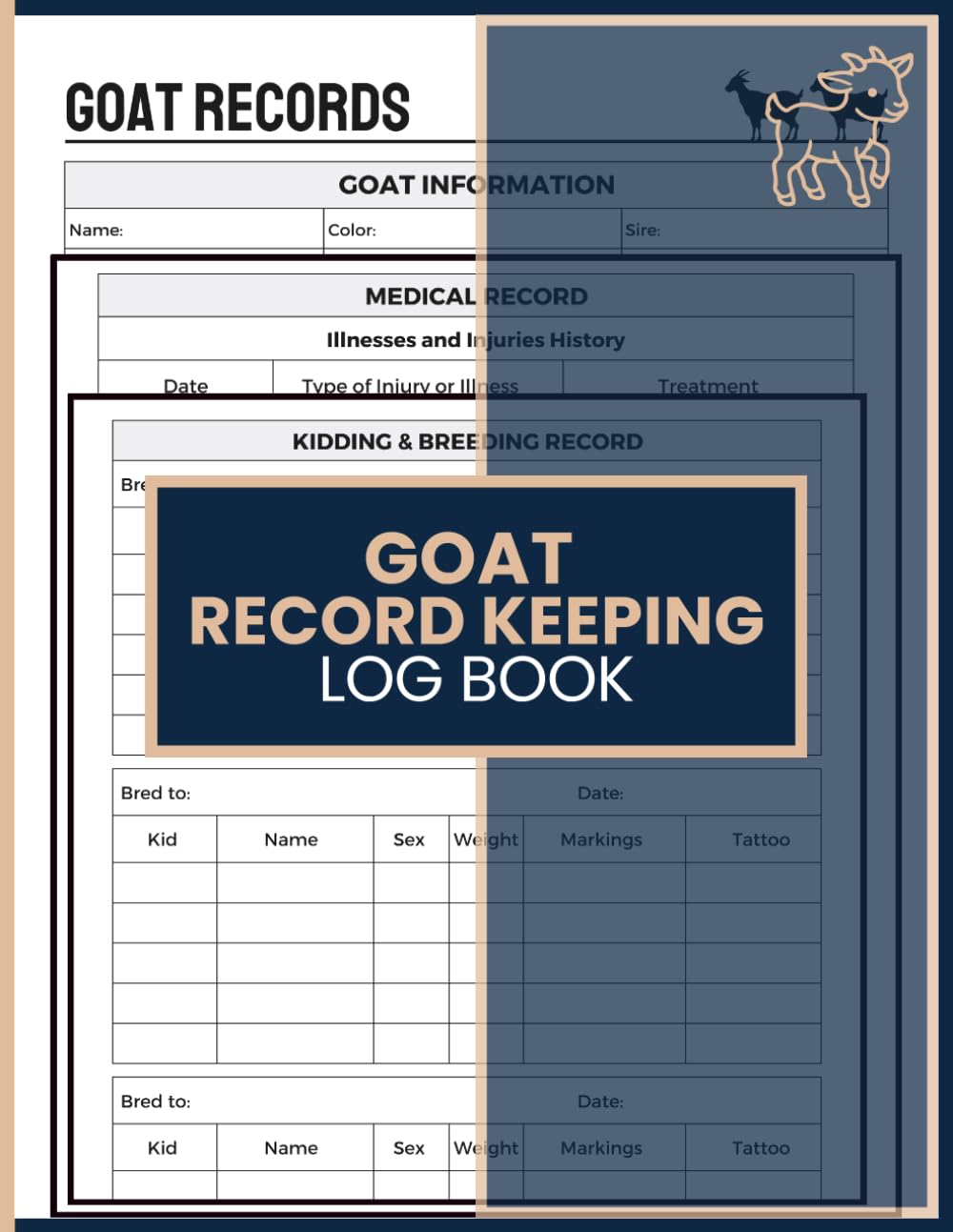 capítulo por capítulo baixar Goat Record Keeping Log Book: Track Health, Breeding, Feeding, Growth and Herd Management Records for Goat Farmers, Homesteaders and Livestock Owners