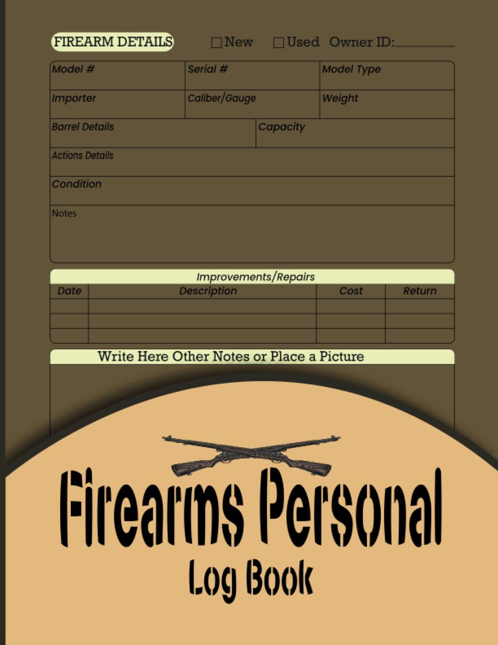ler totalmente Firearms Inventory Personal Log Book: journal for gun owners | Inventory tracking notebook for gun Personal Gun CollectionInformation: Personal Firearm Record Book for Gun Owners and Dispositionf
