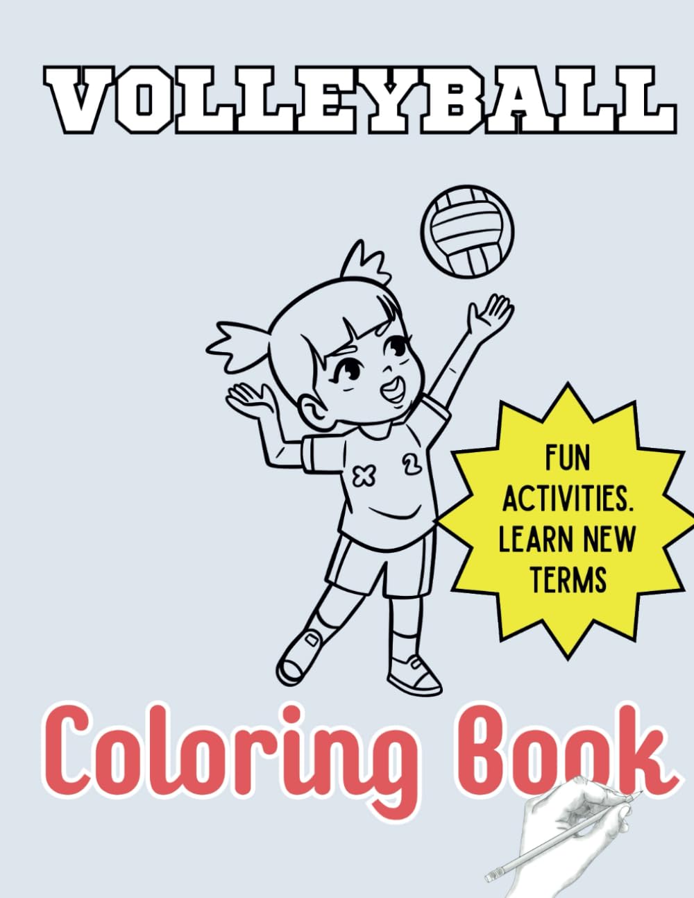 Volleyball Coloring Book: Fun and Educational Coloring Book for Youth Players | 8.5x11 inches, 60 pages | Active ideas with 30 Coloring Pages to help educate and relax during leisure baixar o livro de graça