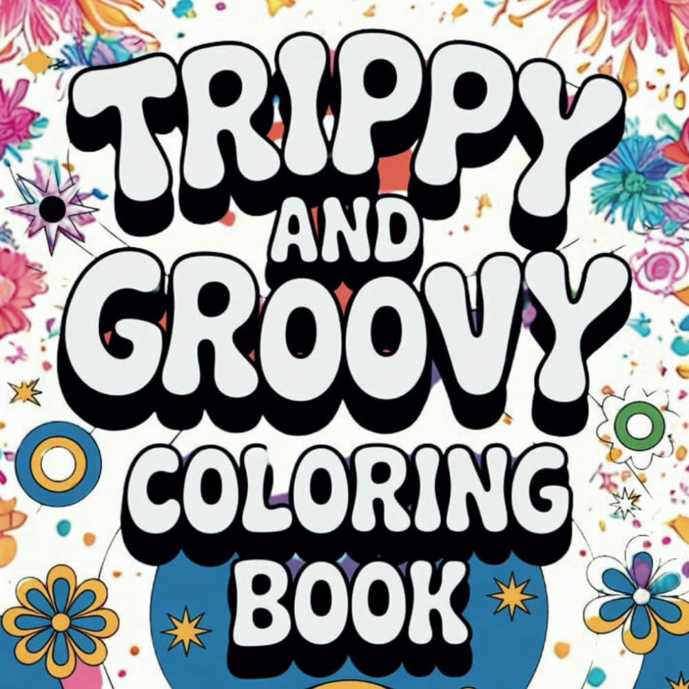 capítulo por capítulo baixar Simple Trippy & Groovy Coloring Book: A Groovy Journey of Bold, Psychedelic Art and Mesmerizing Patterns for Adults and Teens