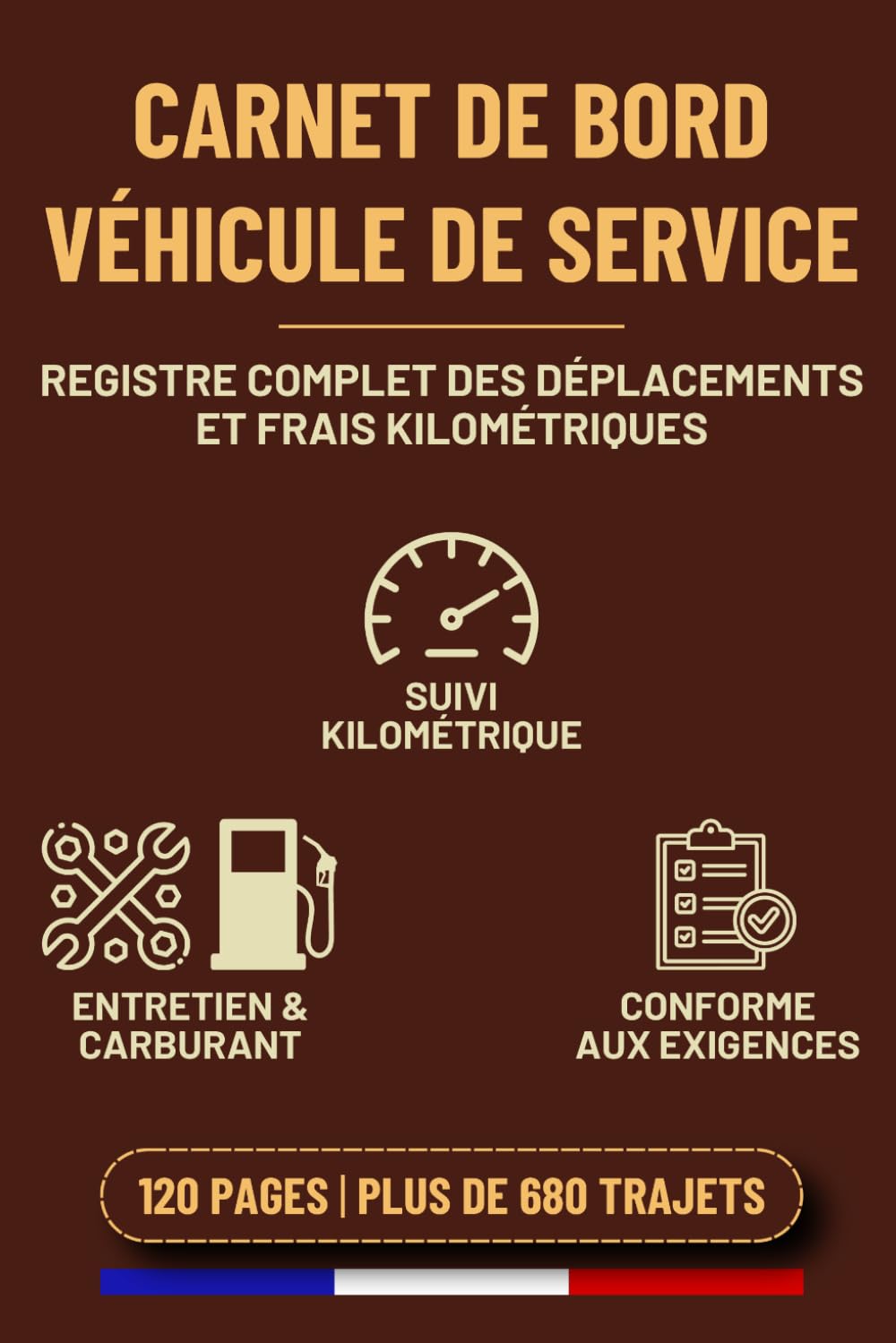 ler totalmente Carnet de Bord Véhicule de Service: Journal de bord pour chauffeurs | Carnet de route pour le suivi des indemnités kilométriques et trajets (French Edition)