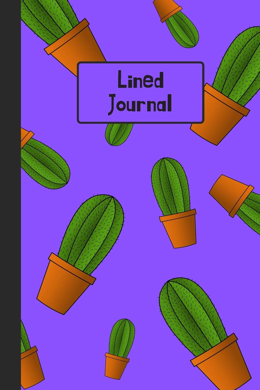 Lined Journal: Cactus Plant Pattern: 120 Page Lined Paperback Notebook - 6"x9"(15.2 x 22.9 cm) baixar livro de graça