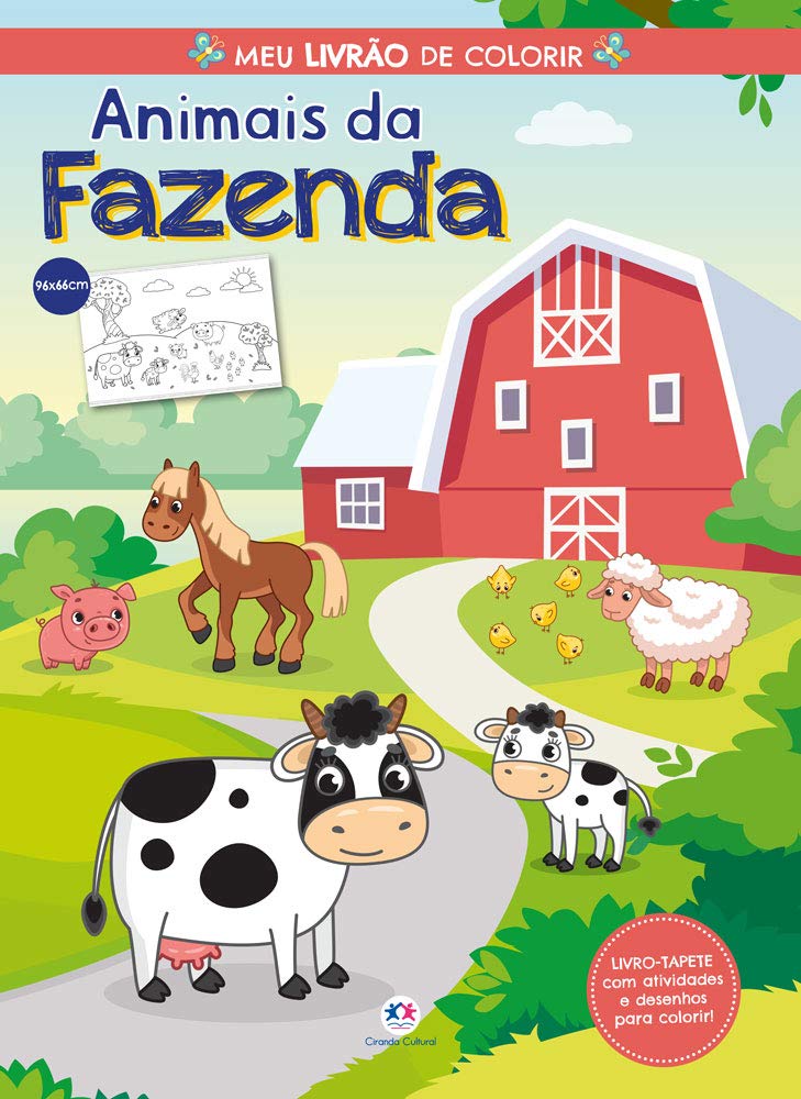 Animais da fazenda - Meu livrão de colorir baixar livro de graça