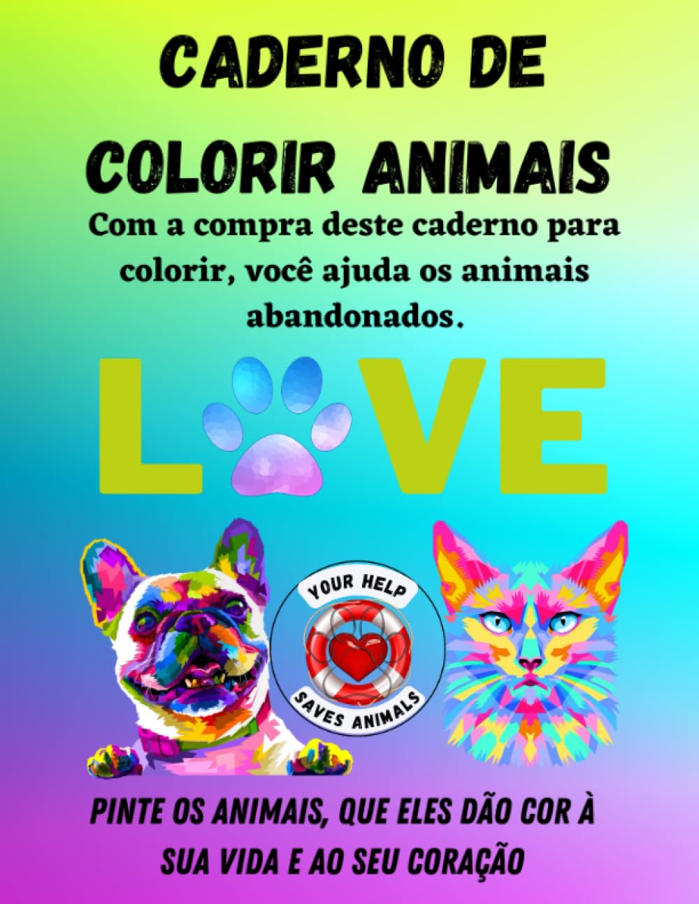 ler totalmente Caderno de colorir animalis, com capa mole, tamanho 8.5x11 polegadas, com 100 páginas.: Caderno de colorir animalis,é uma excelente opção para crianças de diferentes idades. (Portuguese Edition)