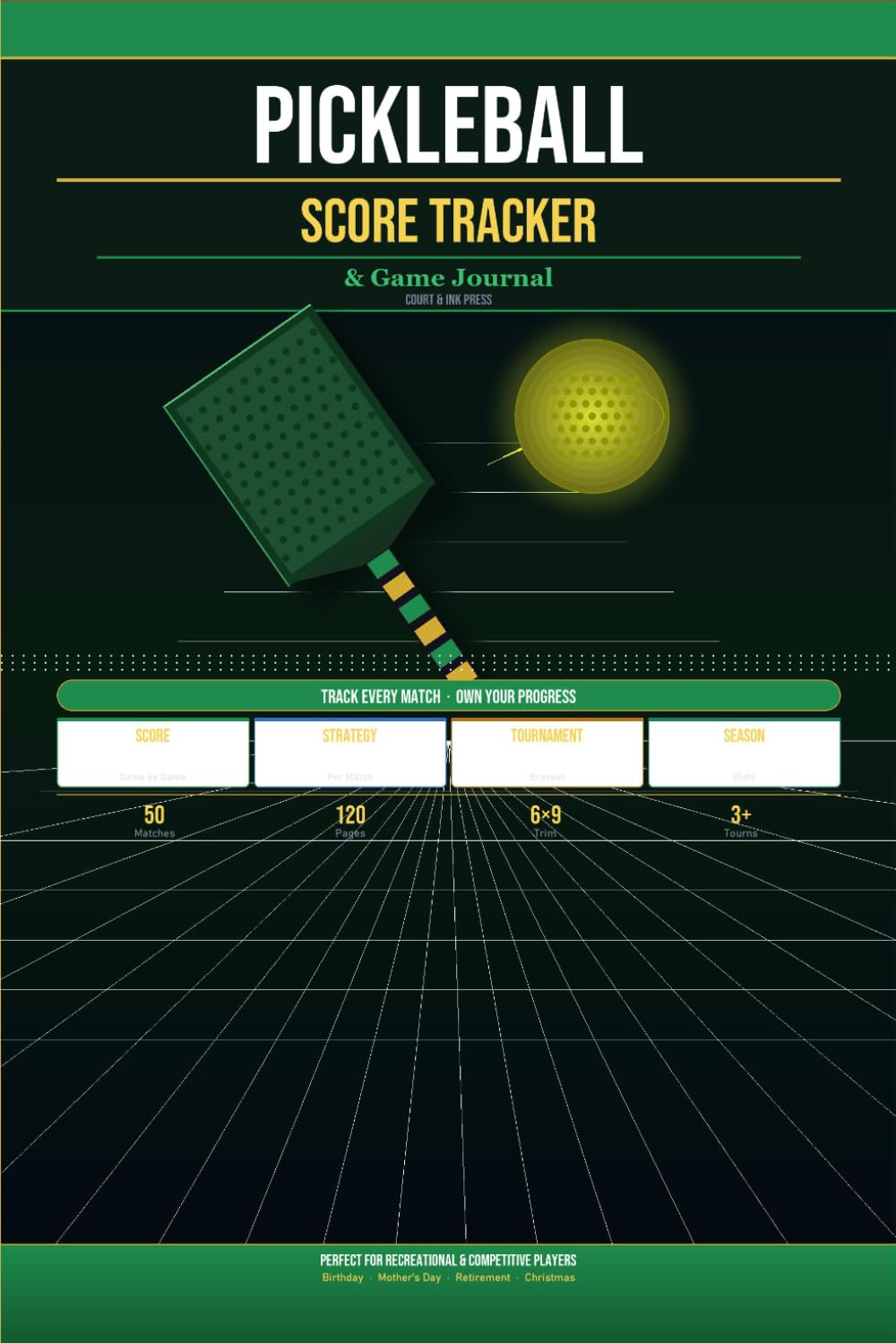 Pickleball Score Tracker & Game Journal: Log Every Match, Track Stats, and Record Your Progress | Perfect Gift for Pickleball Players baixar o livro de graça