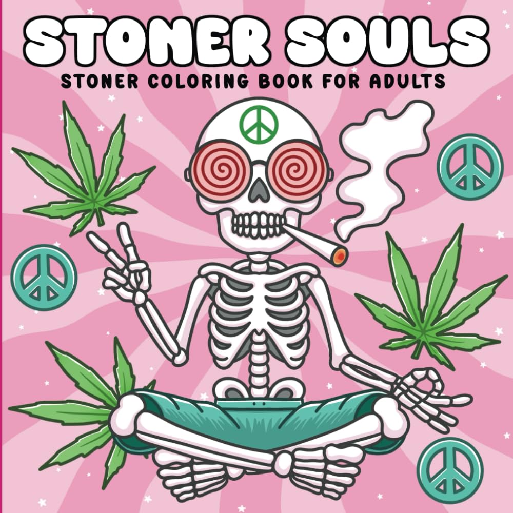 capítulo por capítulo baixar Stoner Souls: Stoner Coloring Book For Adults Featuring Stoner Animals, Psychedelic And Trippy Art For Relaxation