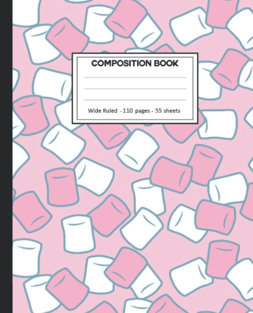 capítulo por capítulo baixar Composition Notebook: College Ruled: 110+ Lined Pages Writing Journal: Marshmallow on White.