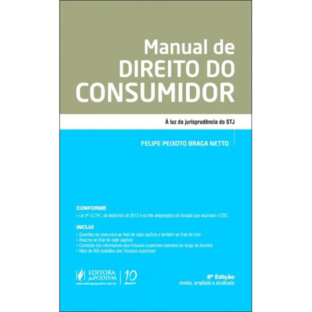 ler totalmente Manual De Direito Do Consumidor - A Luz Da Jurisprudencia Do Stj